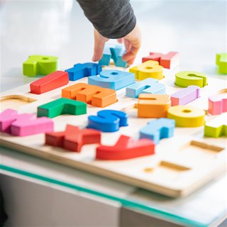 Alfabet puzzel - kleine letters